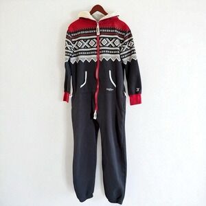 Marius One-Piece‎ Onsie Jumpsuit Size Medium Unisex Loungewear Hooded